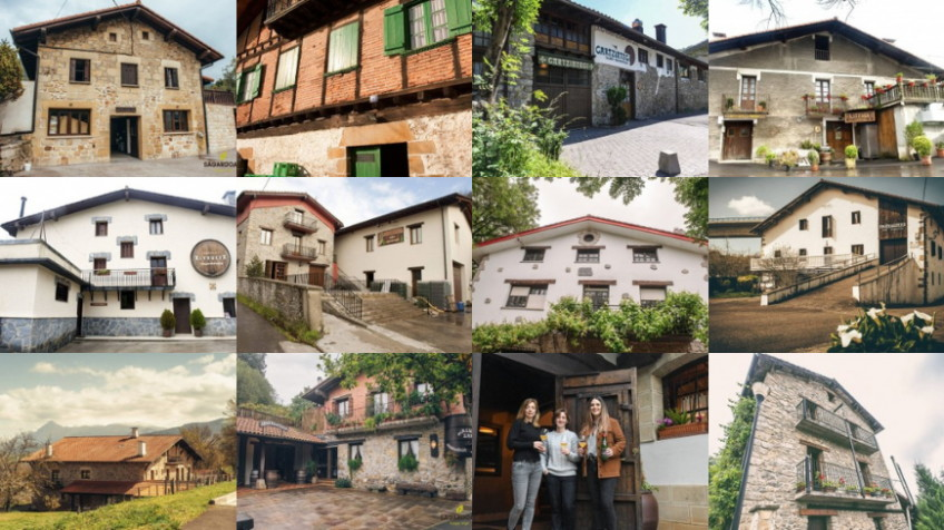 Cider houses in Gipuzkoa